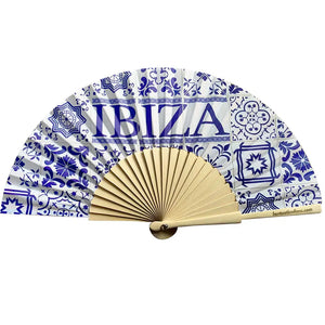 Ibiza Tile Print 23cm fan
