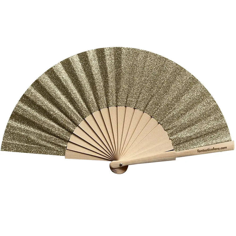 Glitter 23cm fan - click to see all available colours