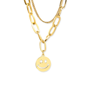 Aulala Wink 2 Row Necklace