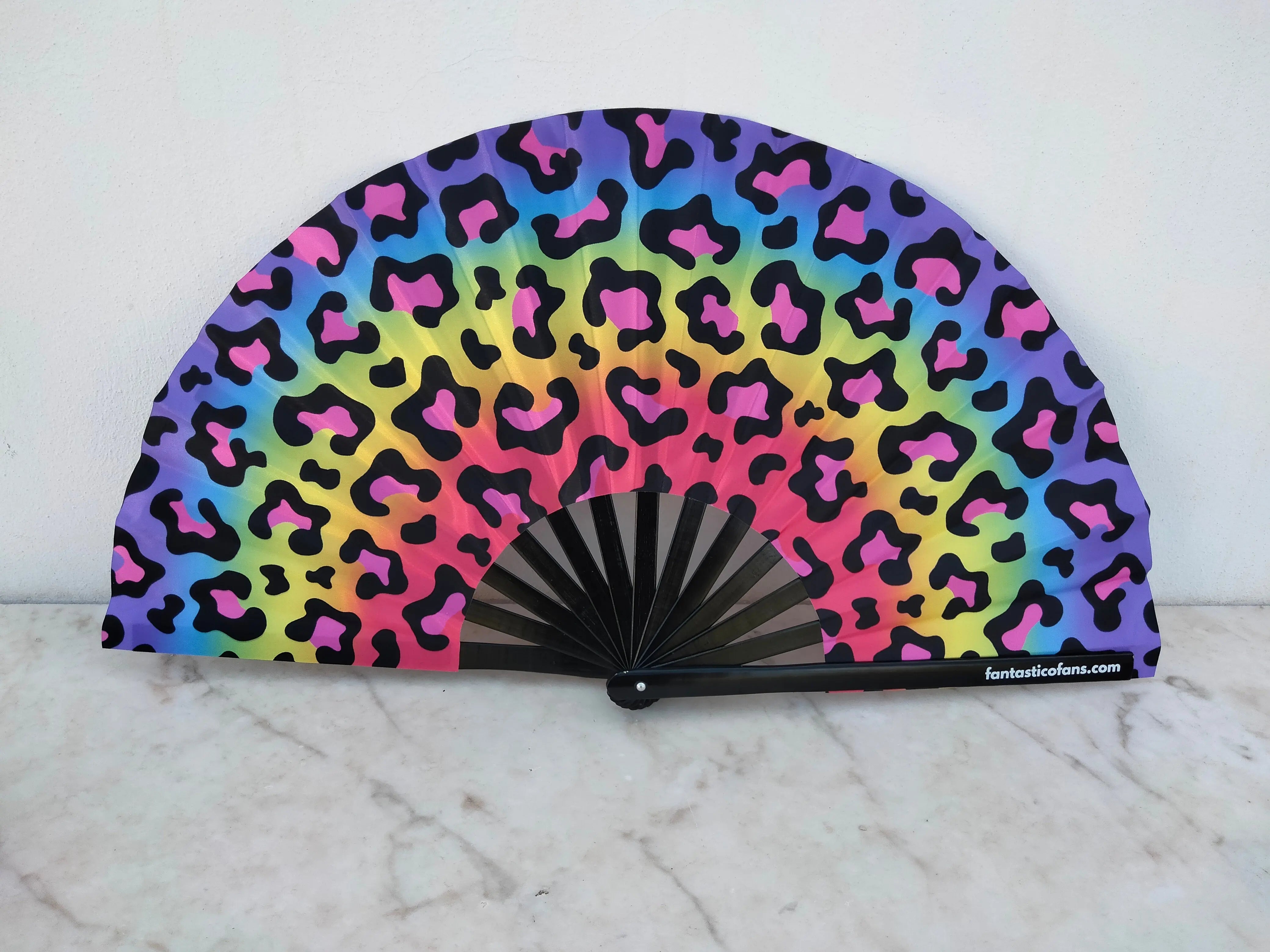 Rainbow Leopard XL Fan