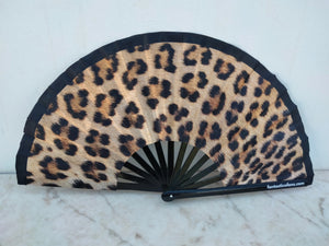 Leopard print XL Fan