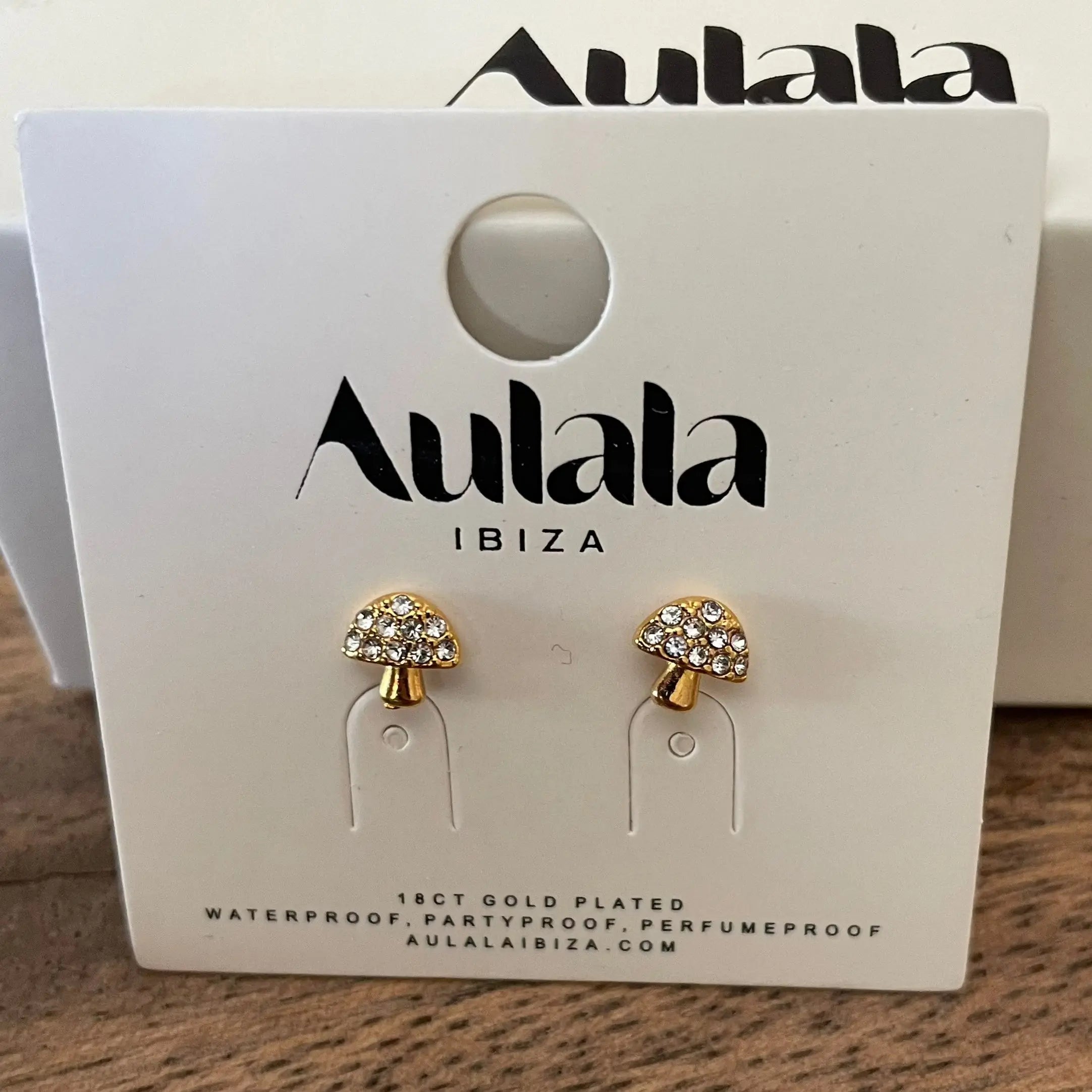 Mini Mushies Diamante Studs Au La La