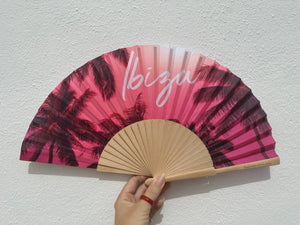 Ibiza Palm Pink Fan
