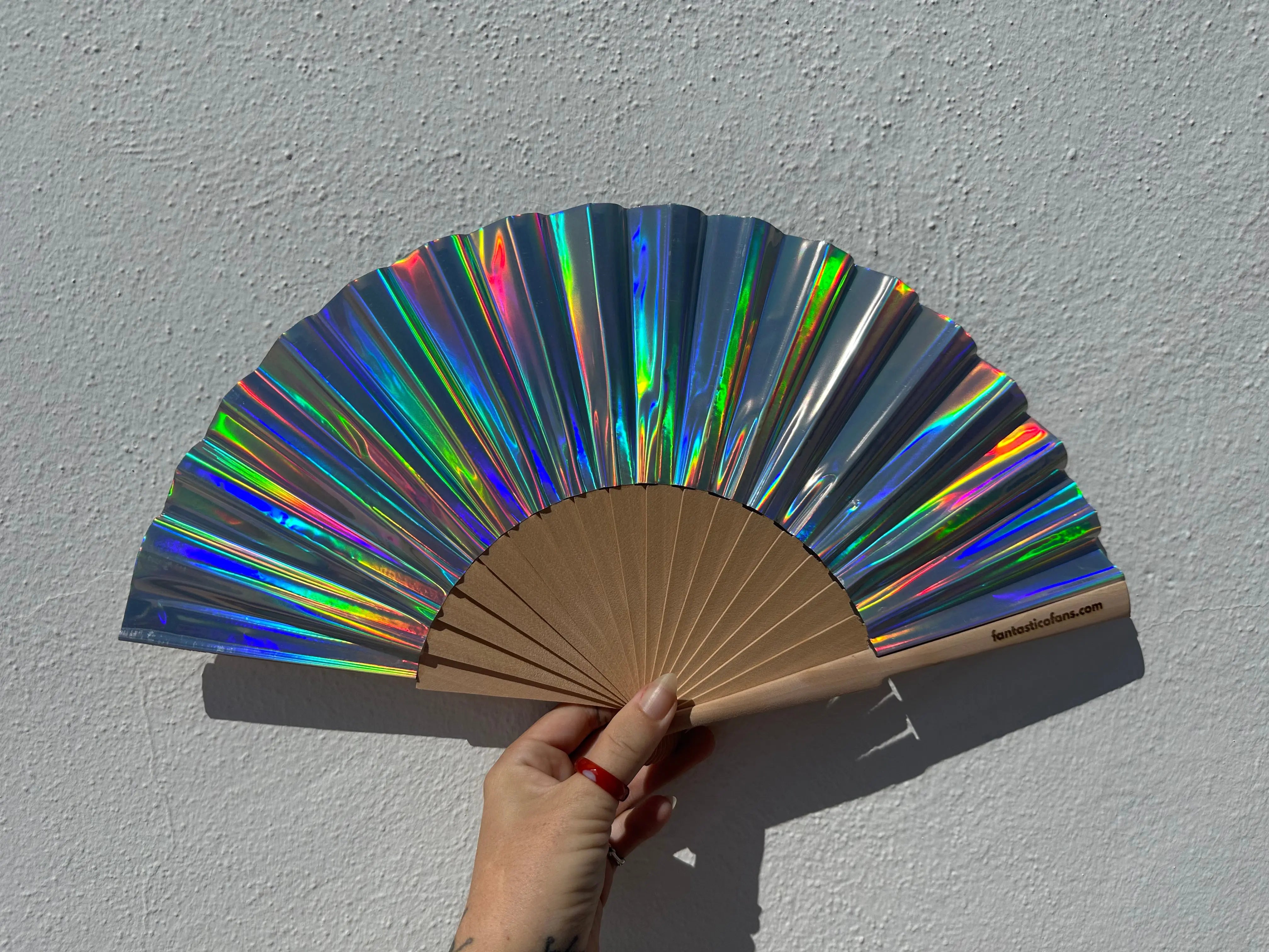 Hologram Fan Silver mini - Fantastico Fans