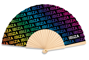 Ibiza Rainbow Print 23cm fan Fantastico Fans