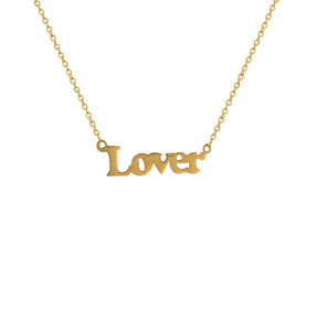 AuLaLa Cheeky Words Necklaces - Lover
