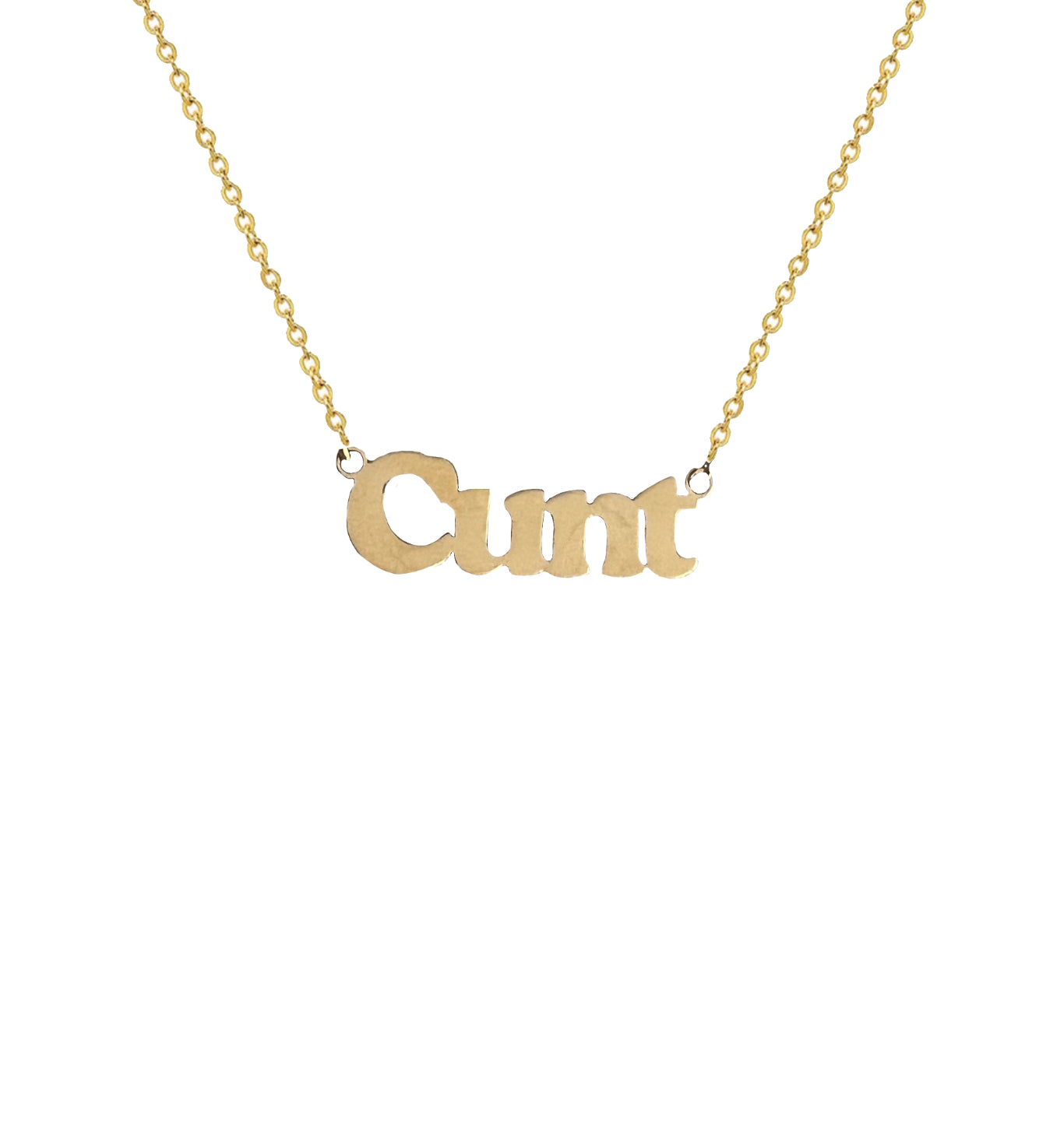 AuLaLa Cheeky Words Necklaces - Cunt