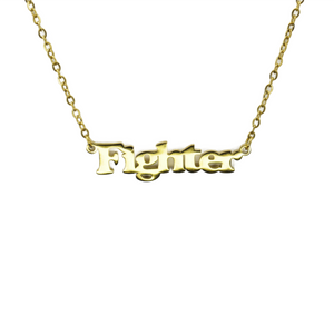 AuLaLa Cheeky Words Necklaces - Fighter