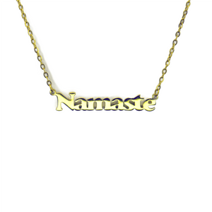 AuLaLa Cheeky Words Necklaces - Namaste