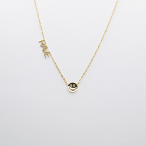 Aulala Rave Smiley Icon Necklace