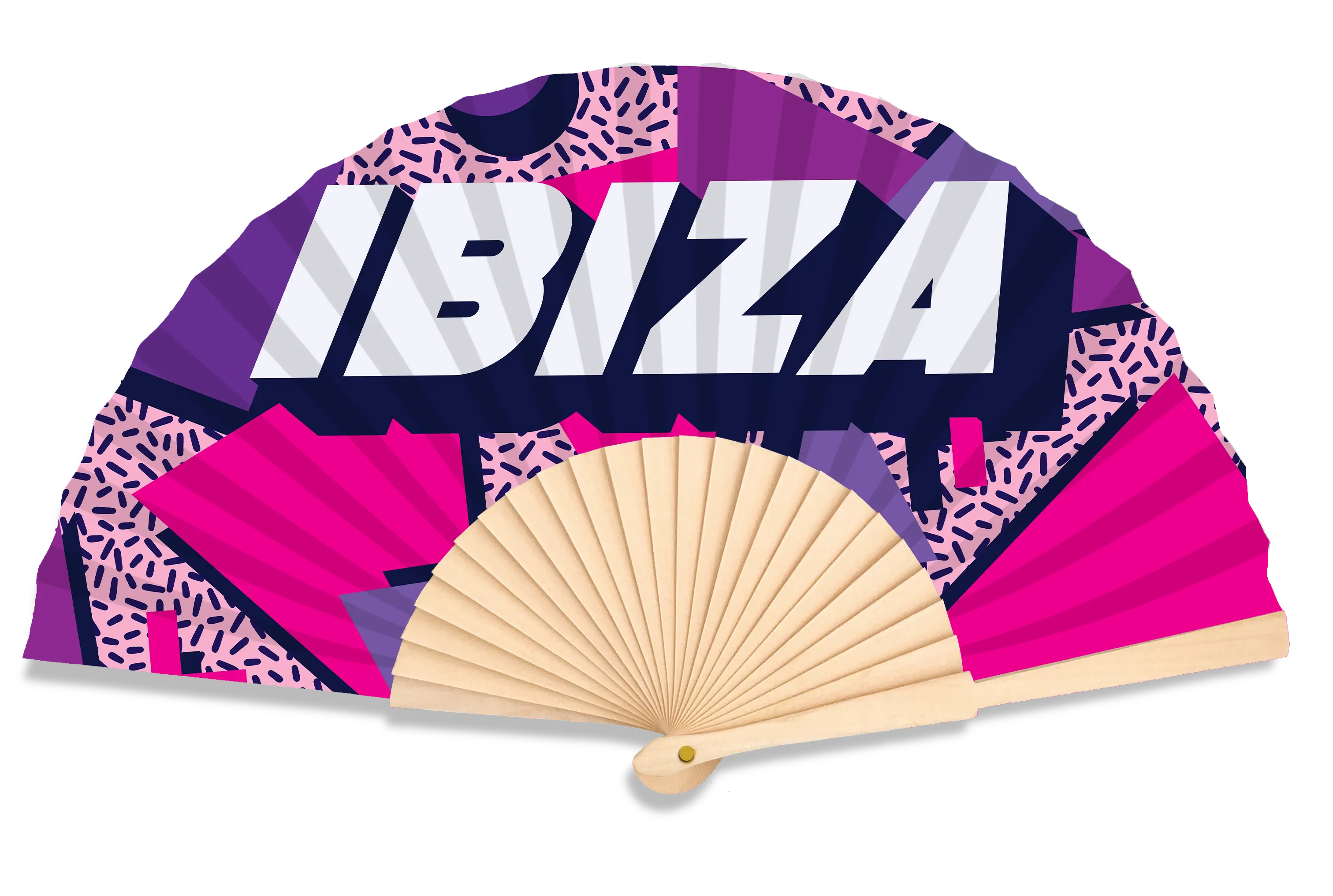 Ibiza 90s Pink Fan